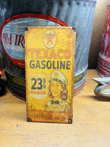 Texaco porcelain advertising - porcelain,