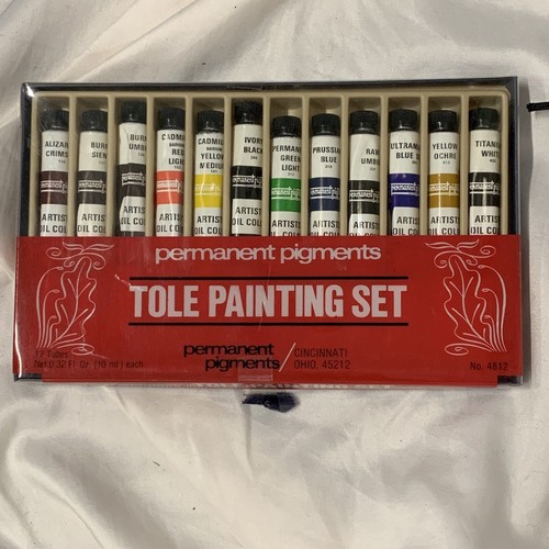 Lot assorted oil paints - 12,