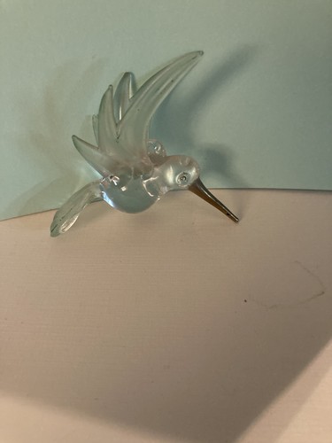 Glass figurine bird - glass,