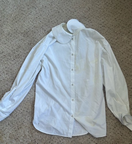 Chanel button down top - button,