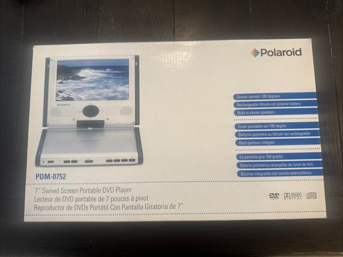 Polaroid pdm 0752 portable dvd - pdm-0752,