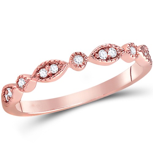 14kt rose gold womens round - 14kt,