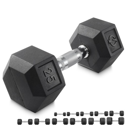 Rubber coated hex - hex, dumbbell