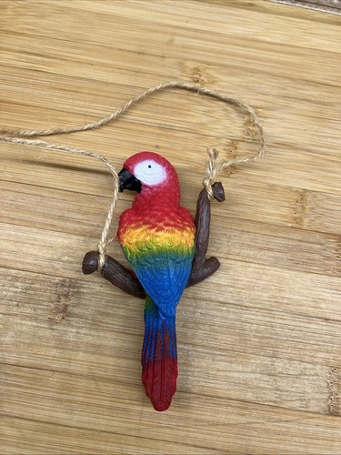 Hanging parrot red multi - hanging,