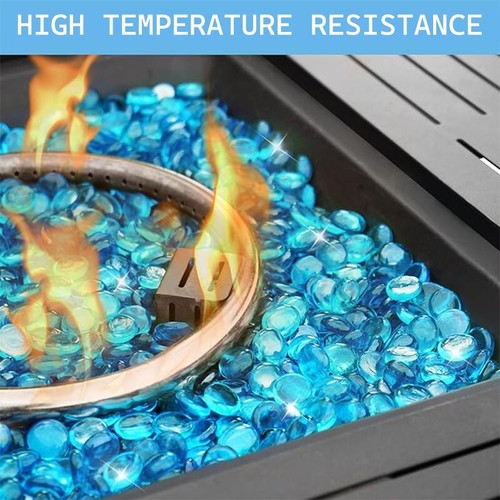 19mm fire glass beads - 17-19mm,