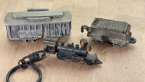 Lot vtg miniature train - lot,
