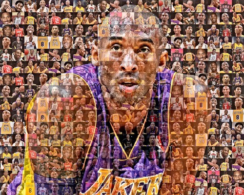 Kobe bryant photo mosaic - bryant,