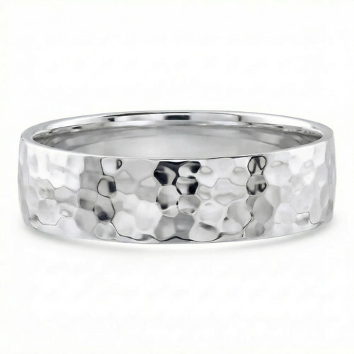 Men polished hammered - men's,