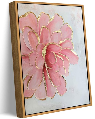 Framed pink peony - pink,