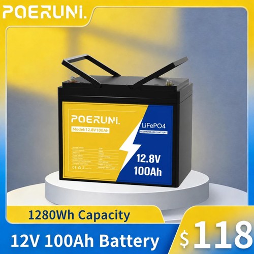 12v 100ah lifepo4 lithium - 100ah,