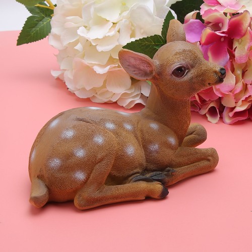 Sika deer statue - 2x, sculpture