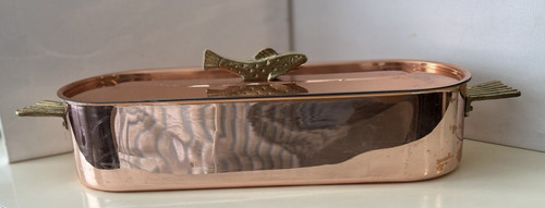 Vintage copper fish - vintage,