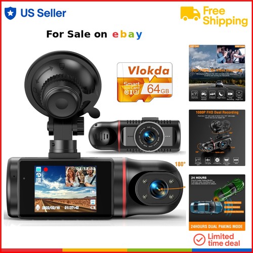Dual dash camera fhd 1080p - dash,