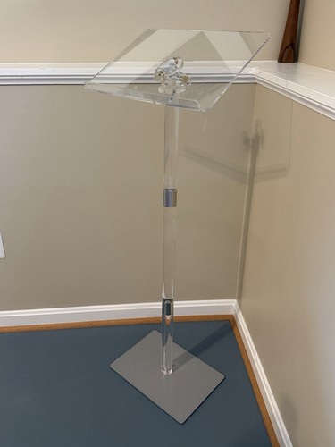 Acrylic lucite lectern - acrylic,