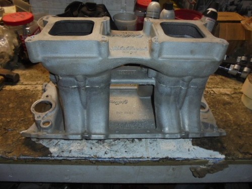 Aluminum tunnel ram intake bbc - aluminum,