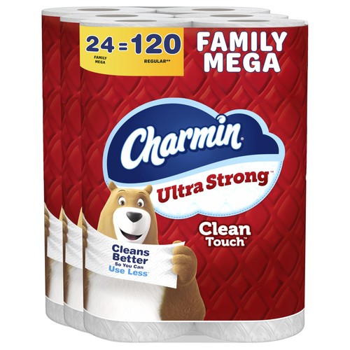 Charmin ultra strong - ultra, clean