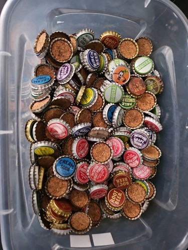 Vintage soda pop bottle caps