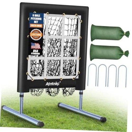 Hole baseball pitching net - 9,