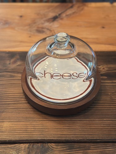 Goodwood round teak - tray, with