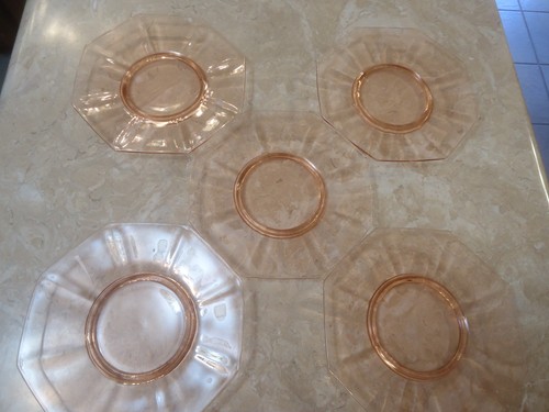Set depression glass - 5,