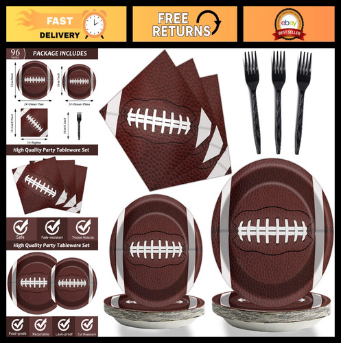 Pcs football party supplies - pcs,