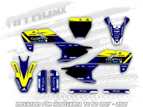 Graphics kit fits husqvarna - graphics, tc