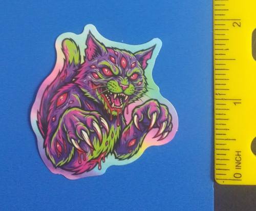 Mutant wild cat - cat, colorful