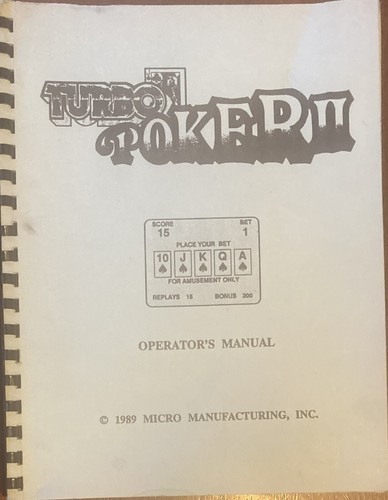 Turbo poker video - turbo, ii