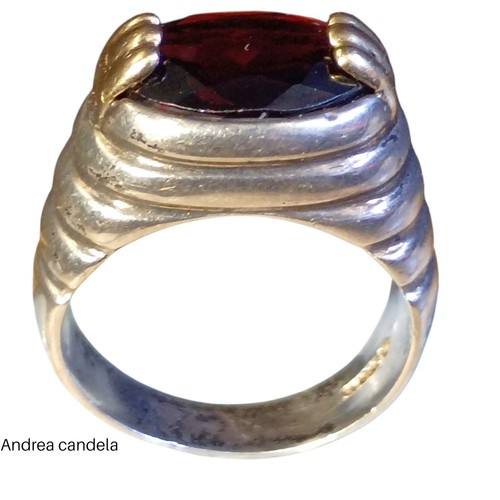 Andrea candela garnet 14k gold - garnet,
