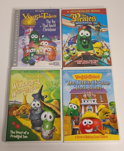 Veggie tales lot dvd - 4,