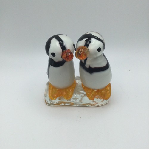Art glass puffin penguin - puffin,