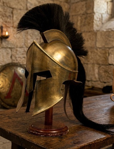 Spartan helmet greek - spartan,