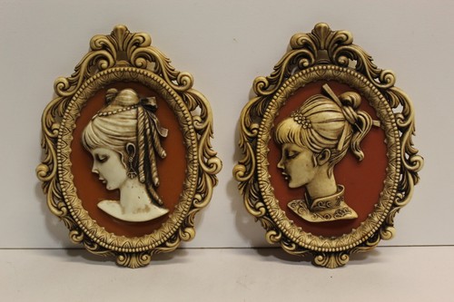 Vintage set cameo wall - set,