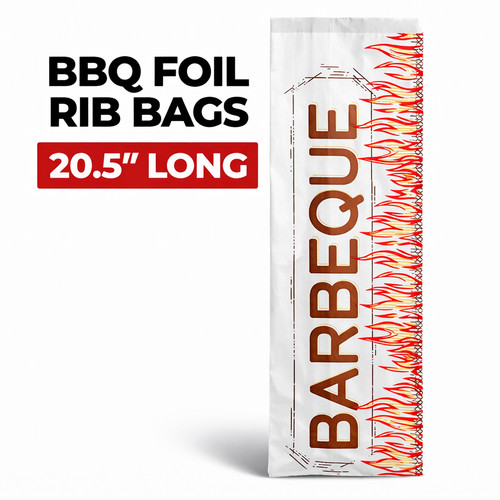 Commercial bbq rib - commercial, foil