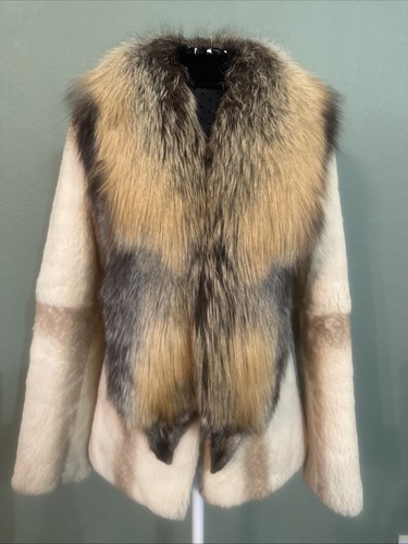 Sheared rabbit fur coat - sheared, jacket