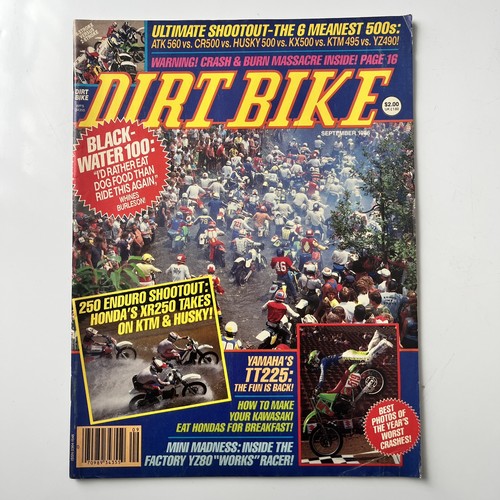 Dirt bike magazine sept 1986 - magazine,