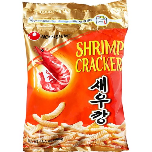 Nong shim shrimp - nong, crackers