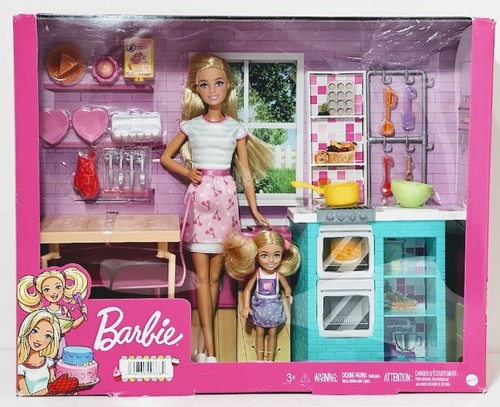 Barbie kitchen playset doll - barbie,
