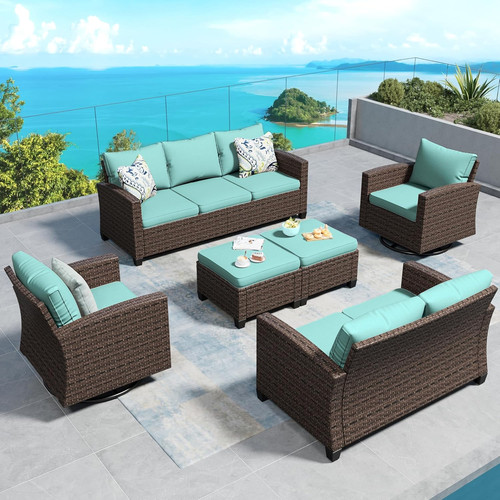 Swivel glider patio furniture - glider,