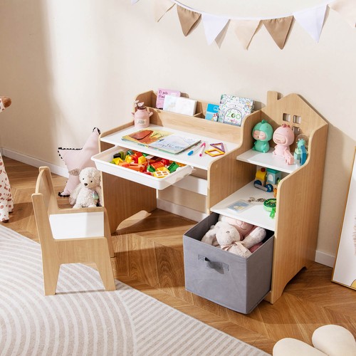 Kids desk and - desk, set