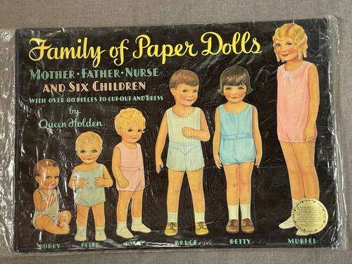 Family paper dolls queen - paper,
