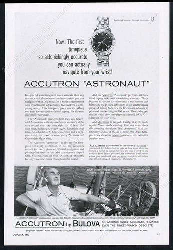 1962 bulova accutron astronaut - 1962,