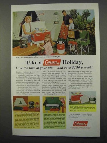 1966 coleman tents - 1966, ad