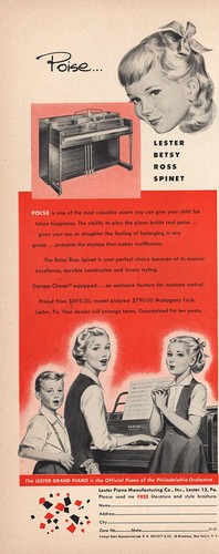 1953 lester piano poise - 1953,