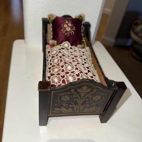 Antique doll vignette - antique,