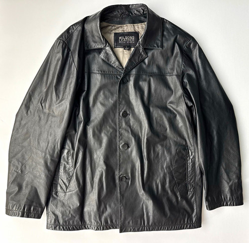 Wilsons leather men black - leather, men's