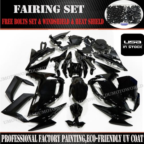 Gloss black fairing kit - kit, for
