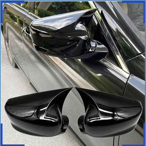 1pair glossy black rearview - 1pair,