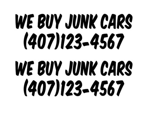 Buy junk cars - buy,