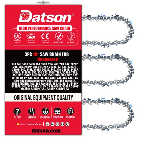 Chainsaw chain for - 18",